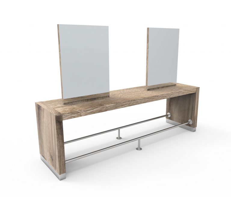 Perfect Wood Free 4P + Rectangular mirror 039-4 Oak Evoke